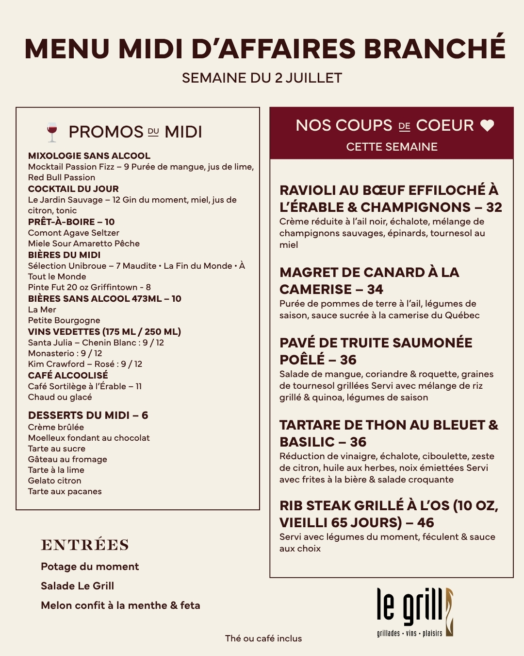 grill midi juin 19gds2 Grill Menu Midi (