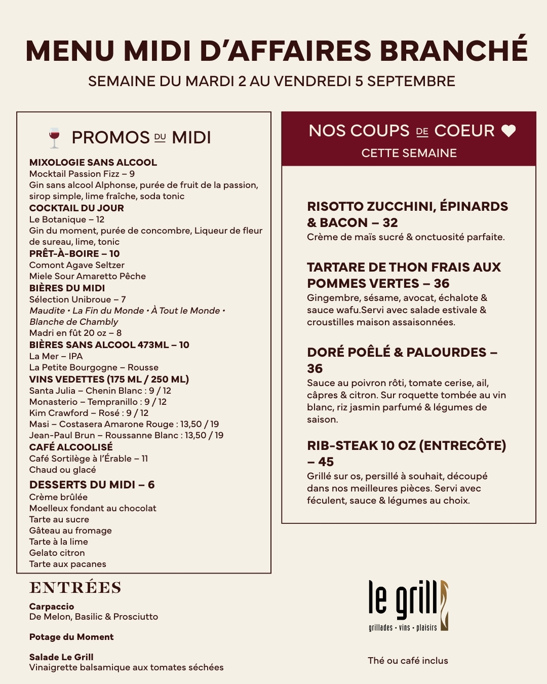 grill midi2 setp 20252 Grill Menu Midi (