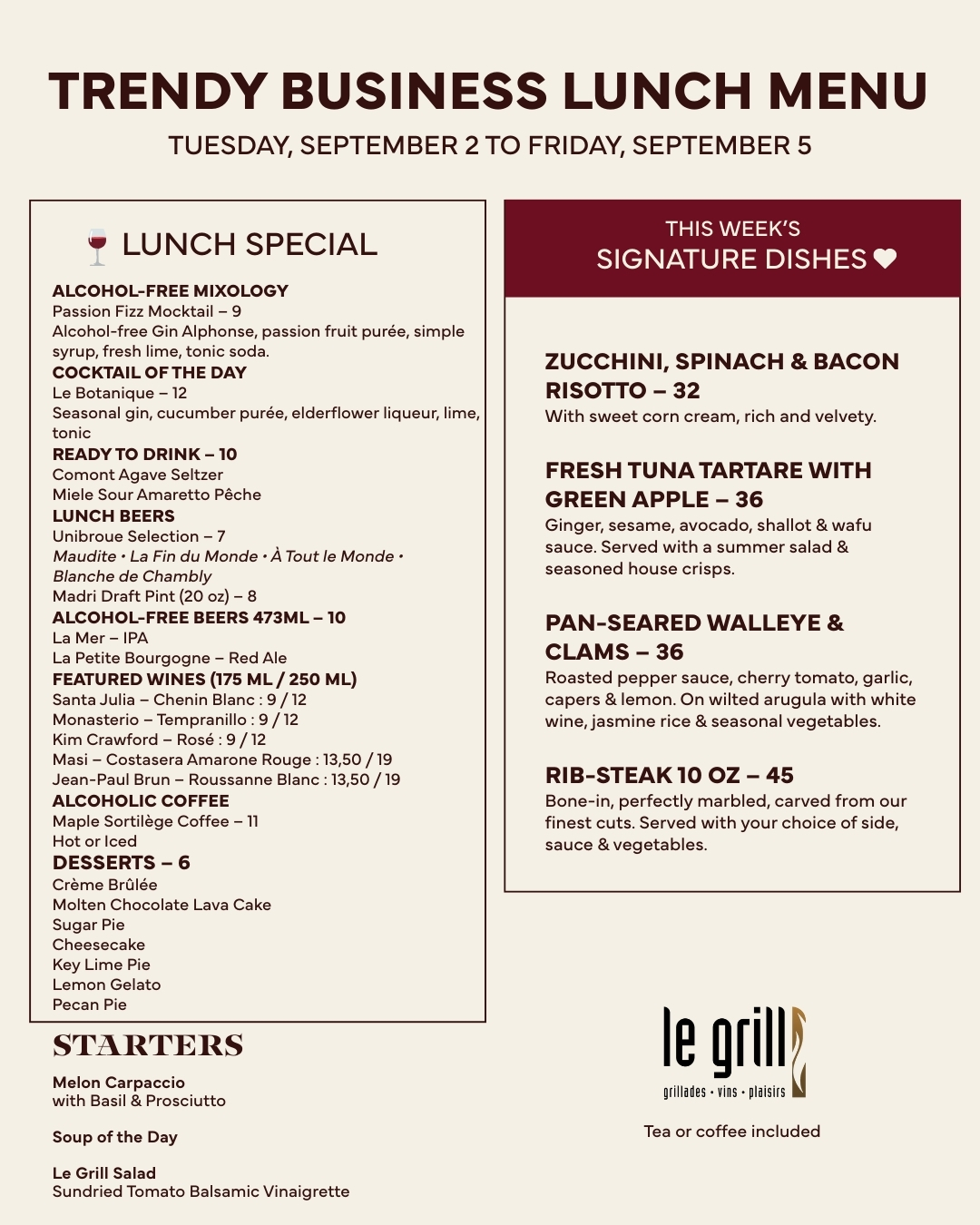 grill midi2 setp 20253 Grill Menu Midi (