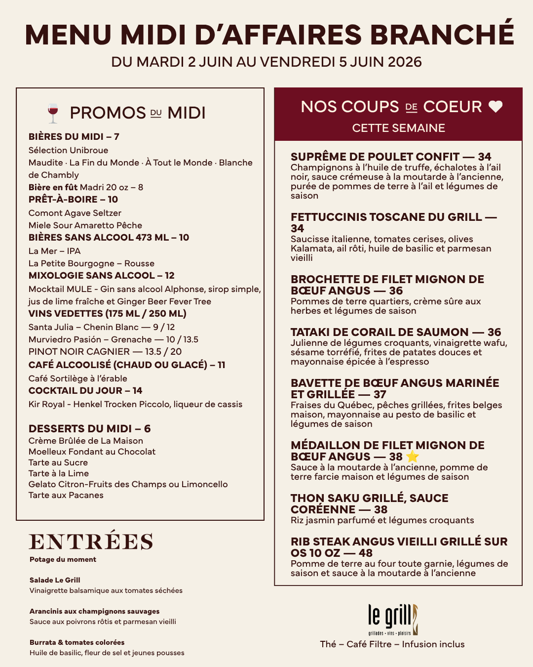 Grill Menu Midi (