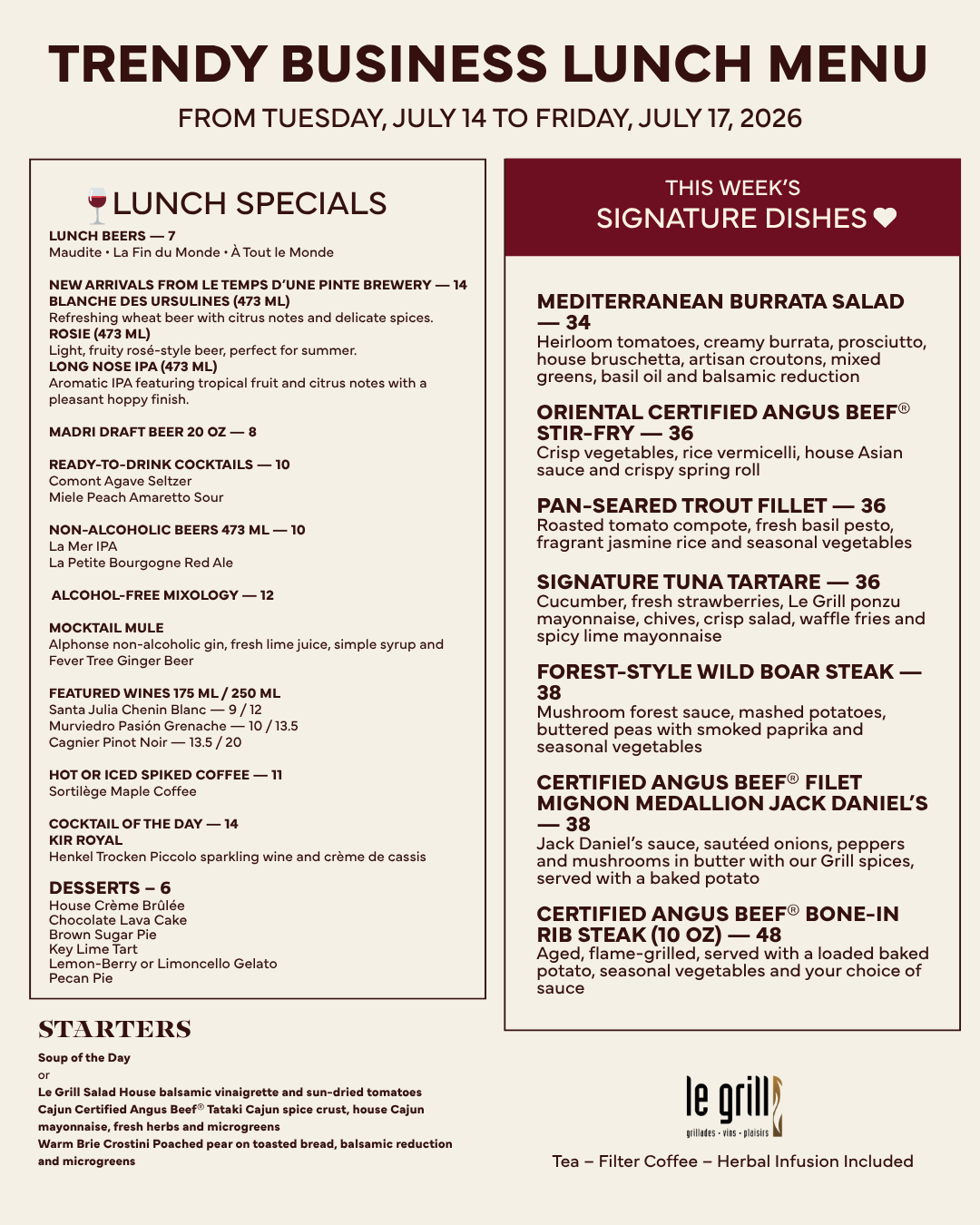 Grill Menu Midi (